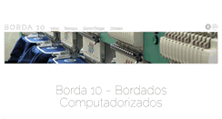 Desktop Screenshot of borda10.com.br